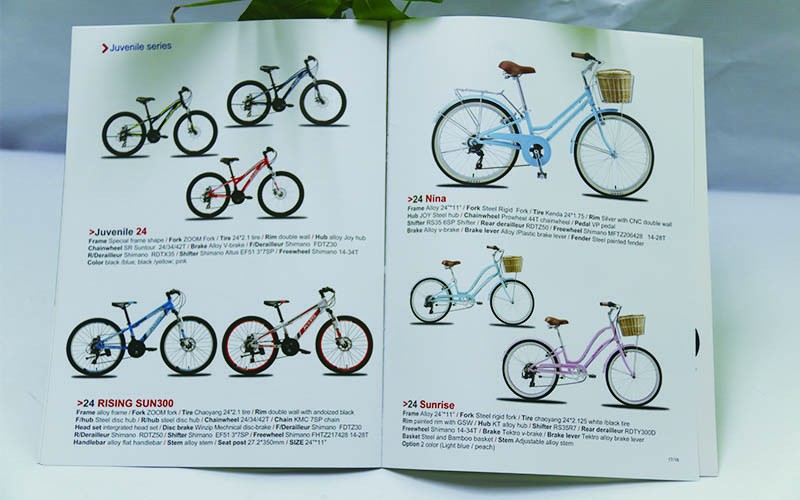 自行车画册印刷,喜德盛自行车印刷,画册印刷